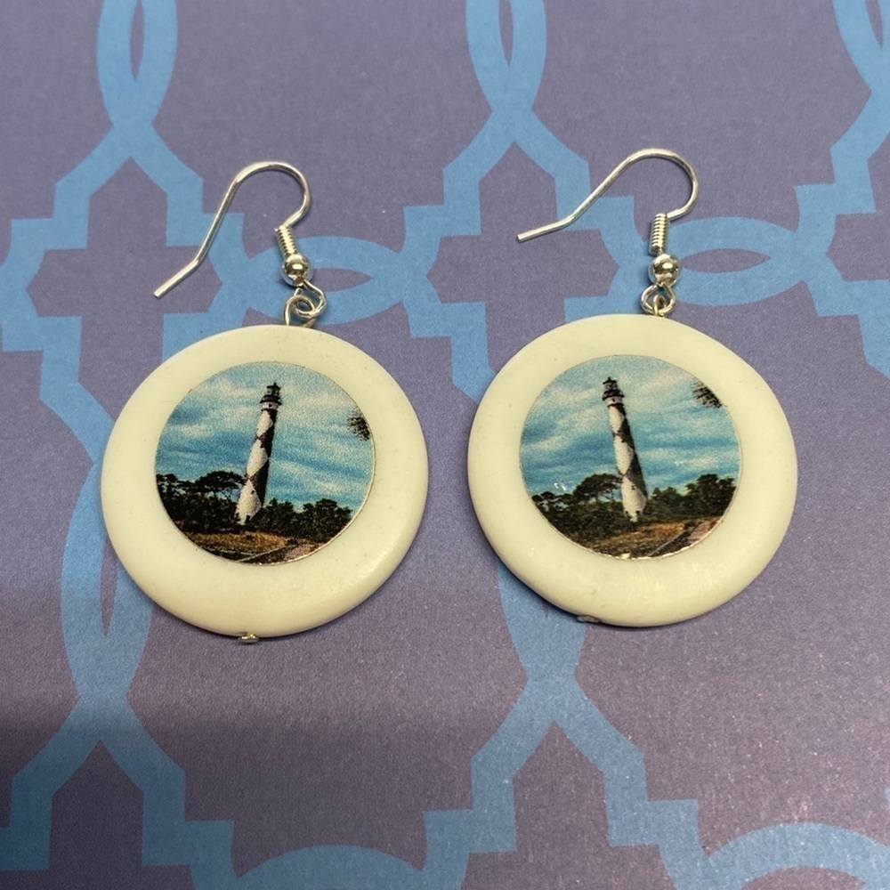 Light House Dangle Earrings (AS)
